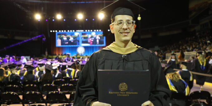 Marcos Joel Garcia Perez at SNHU Commencement