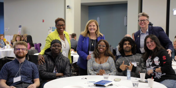 SNHU President Lisa Marsh Ryerson with event attendees