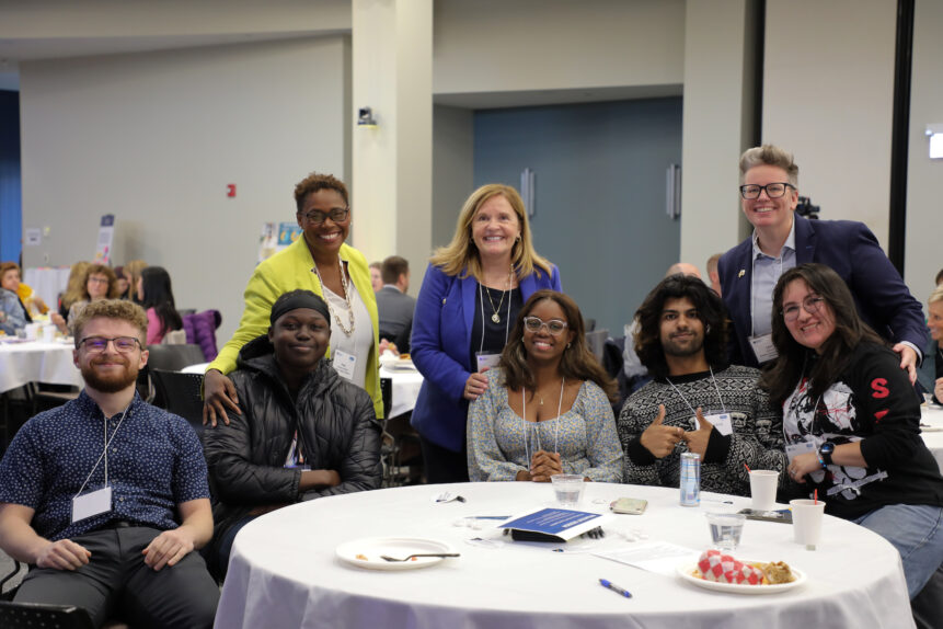 SNHU President Lisa Marsh Ryerson with event attendees